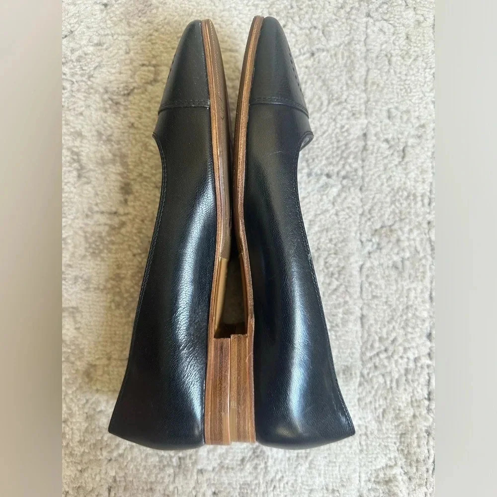 Gucci Hills Black Ballet Designer Flats, Interlocking G logo, size 9, pre-owned - Picture 9 of 10